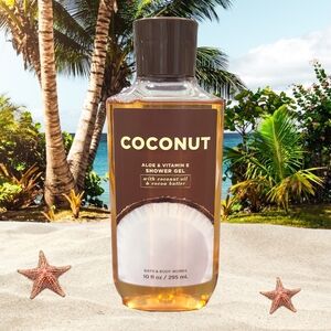 Bath & Body Works B&BW Coconut Aloe & Vitamin E Shower Gel w Cocoa Butter
